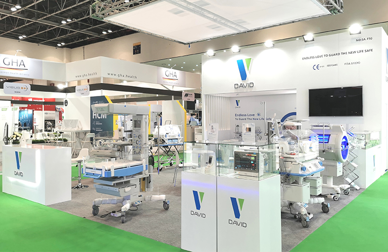 David_David Medical Exhibited at Arab Health 2022 in Dubai